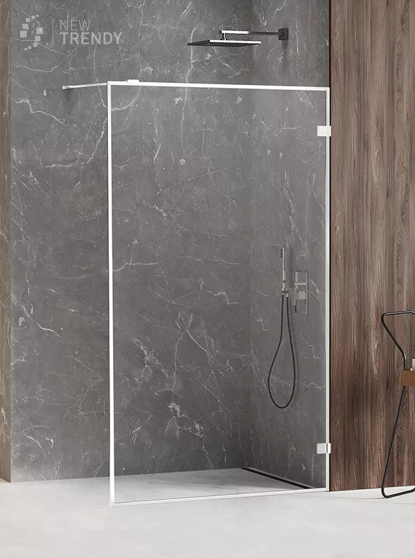 New Trendy Avexa White Kabina Walk-in 70x200 Czyste 6mm Active Shield (EXK-2908)